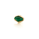Slide-on Malachite kite charm