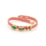 Slide-on Chrysoprase kite charm