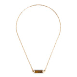 Divinity Bar Tiger Eye medium links necklace